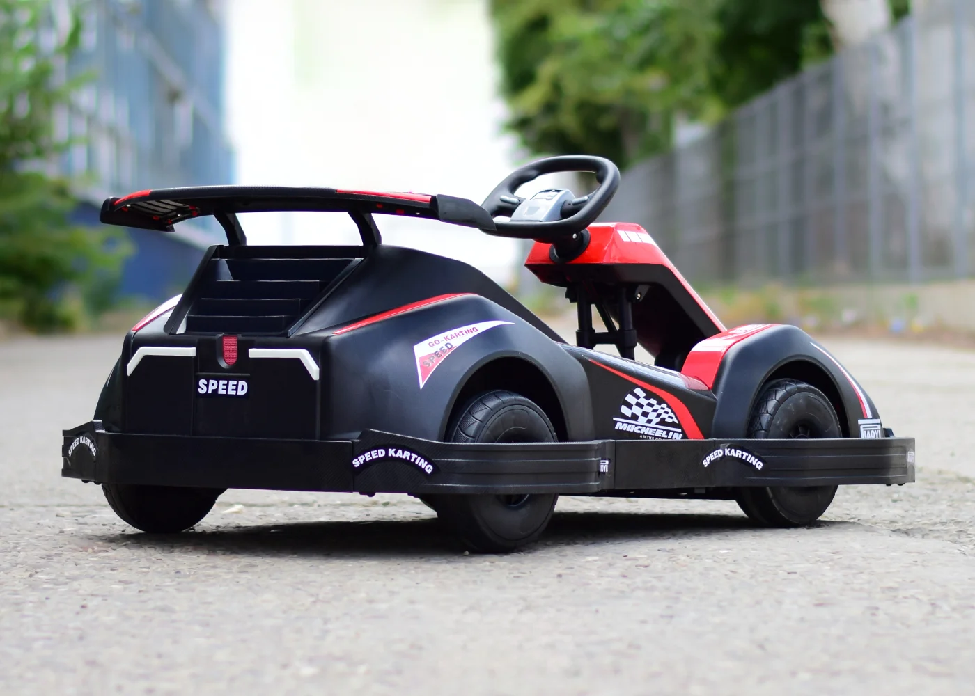 Electric ride-on car for children 3-11 years, Racing Kart, 90W, 12V-7Ah, remote control included, red [4]