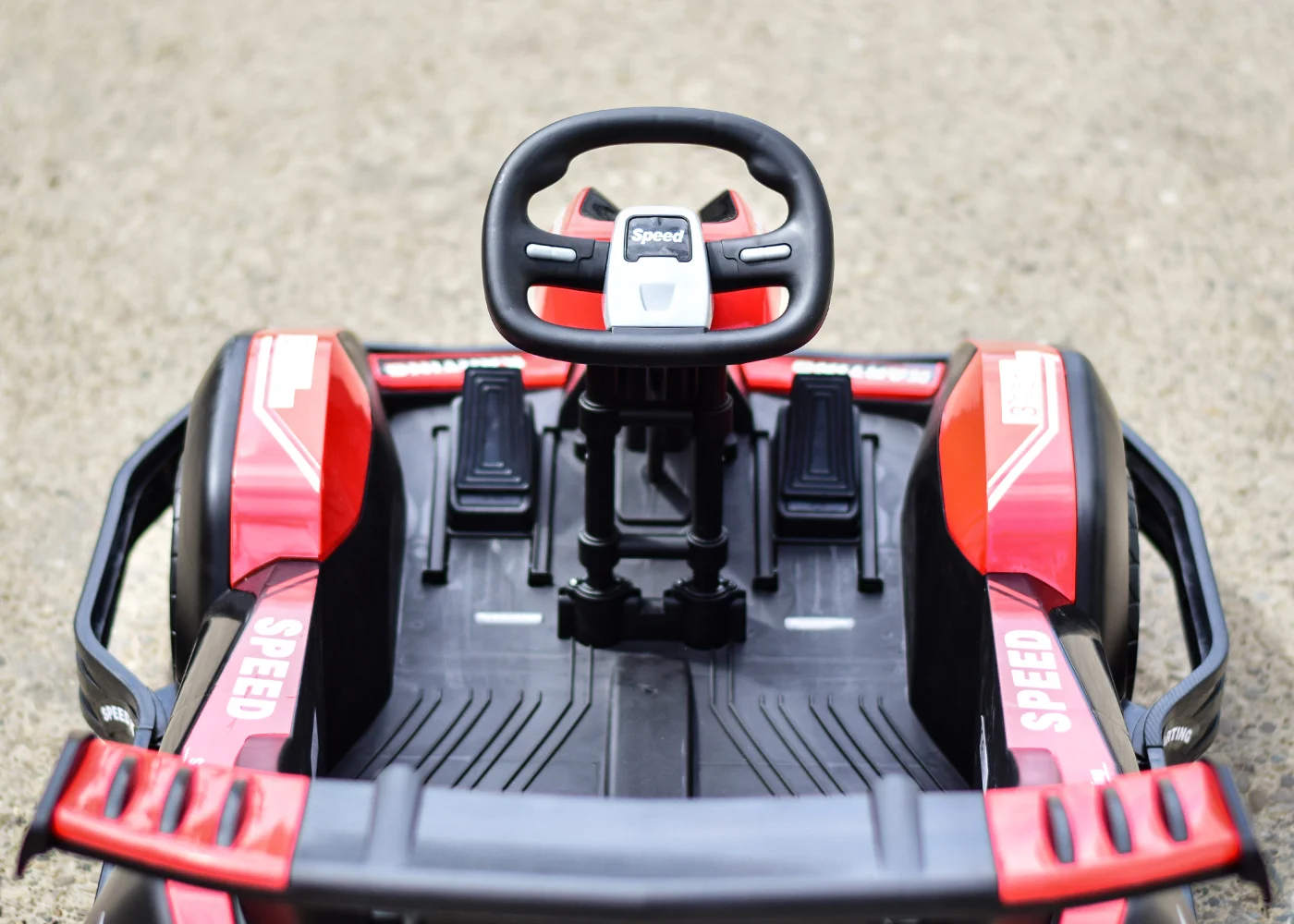 Electric ride-on car for children 3-11 years, Racing Kart, 90W, 12V-7Ah, remote control included, red [6]