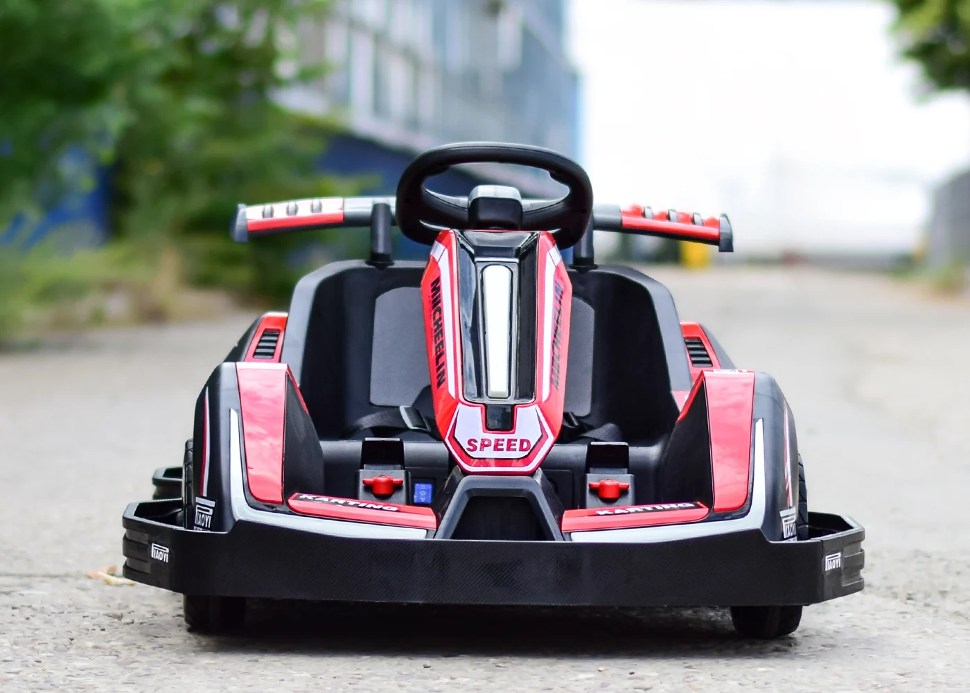 Electric ride-on car for children 3-11 years, Racing Kart, 90W, 12V-7Ah, remote control included, red [3]
