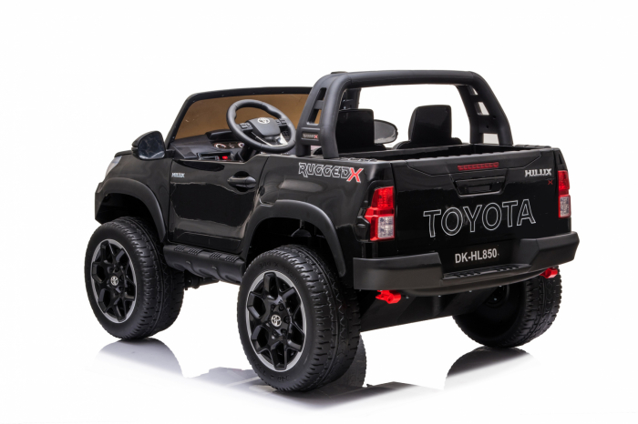 Masinuta electrica copii Toyota Hilux, 4x4, 180W, 12V, premium, neagra [8]