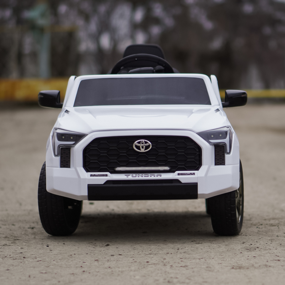 Masinuta electrica, Toyota Tundra I-max Force, 12V 80W, premium, alba [3]