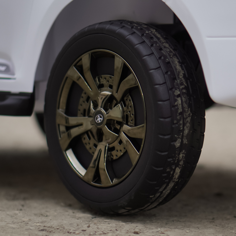 Masinuta electrica, Toyota Tundra I-max Force, 12V 80W, premium, alba [13]