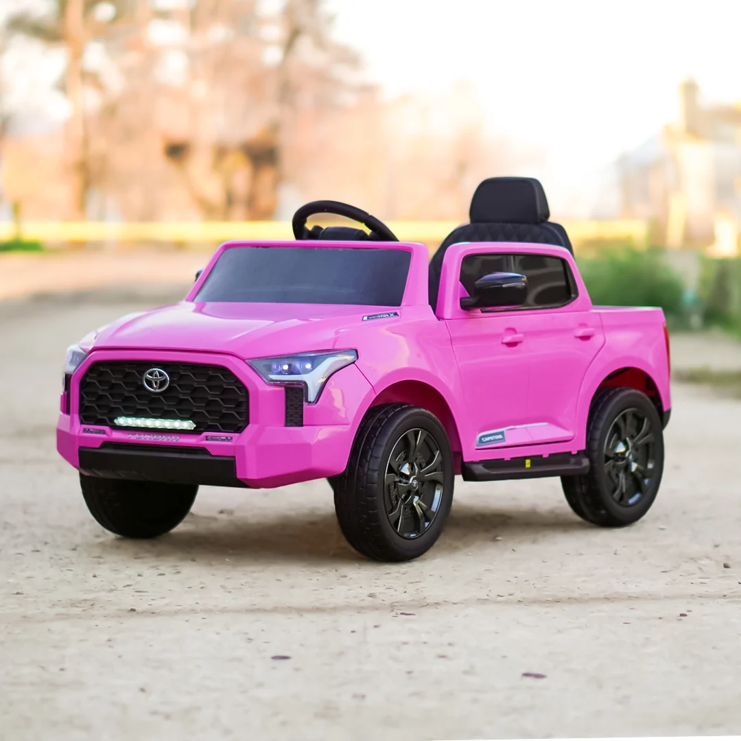 Toyota Tundra I-Max Force 12V 80W Electric Ride-On Car for Kids, Premium Edition, pink [3]