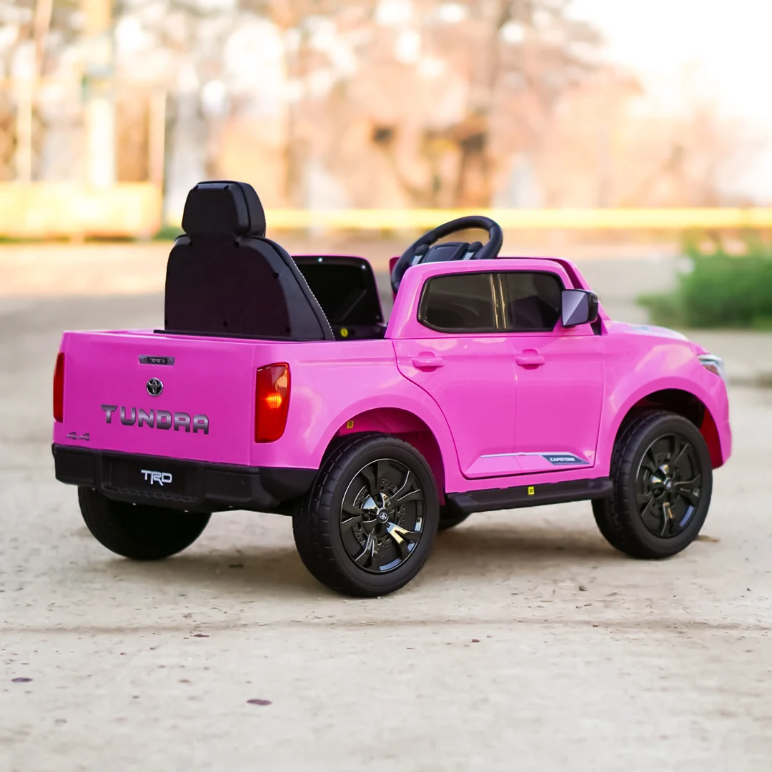 Toyota Tundra I-Max Force 12V 80W Electric Ride-On Car for Kids, Premium Edition, pink [2]