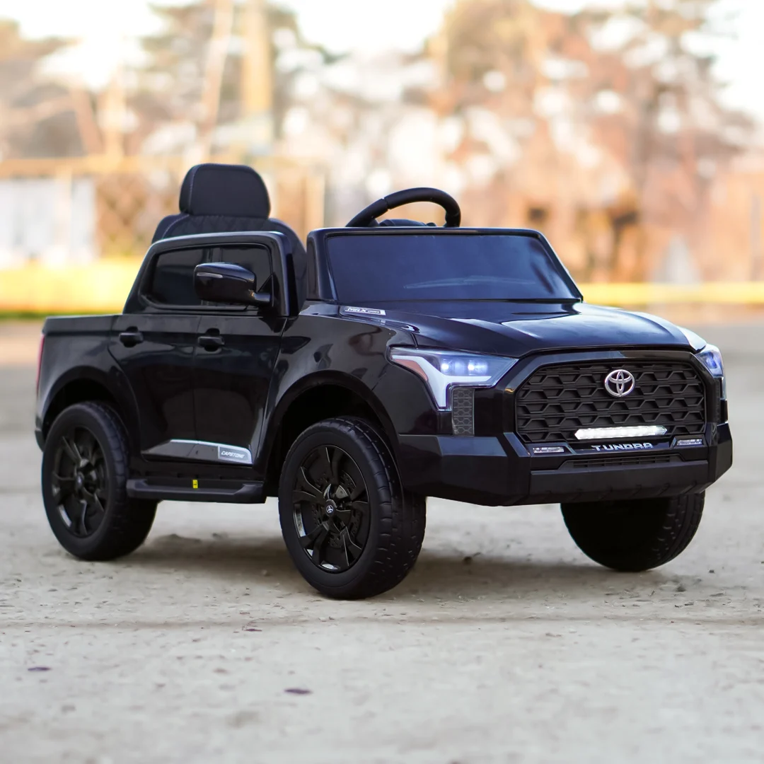 Toyota Tundra I-Max Force 12V 80W Electric Ride-On Car for Kids, Premium Edition, black [5]