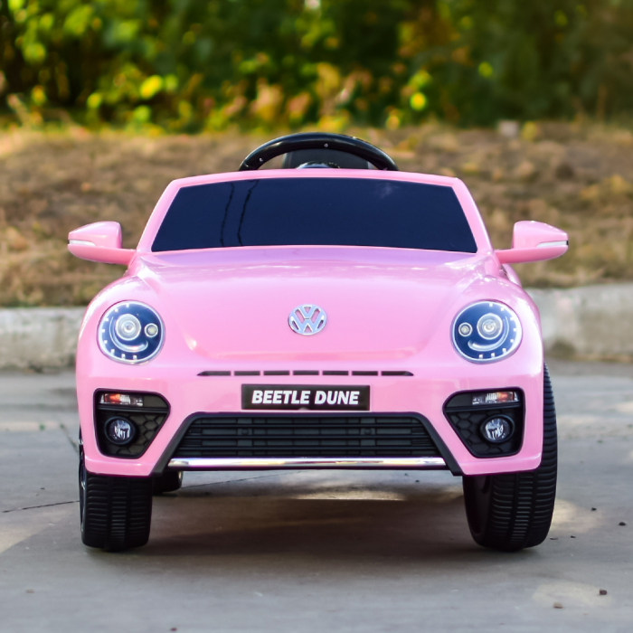 Electric ride-on car VW Beetle Dune 60W 12V, swing function, bluetooth, pink [3]