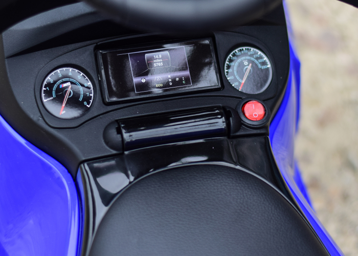 Masinuta pentru copii cu maner, 2 in 1, pentru copii, BMW, premium, albastra [10]