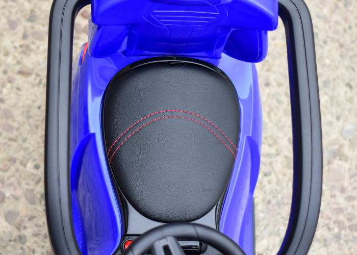 Masinuta pentru copii cu maner, 2 in 1, pentru copii, BMW, premium, albastra [9]