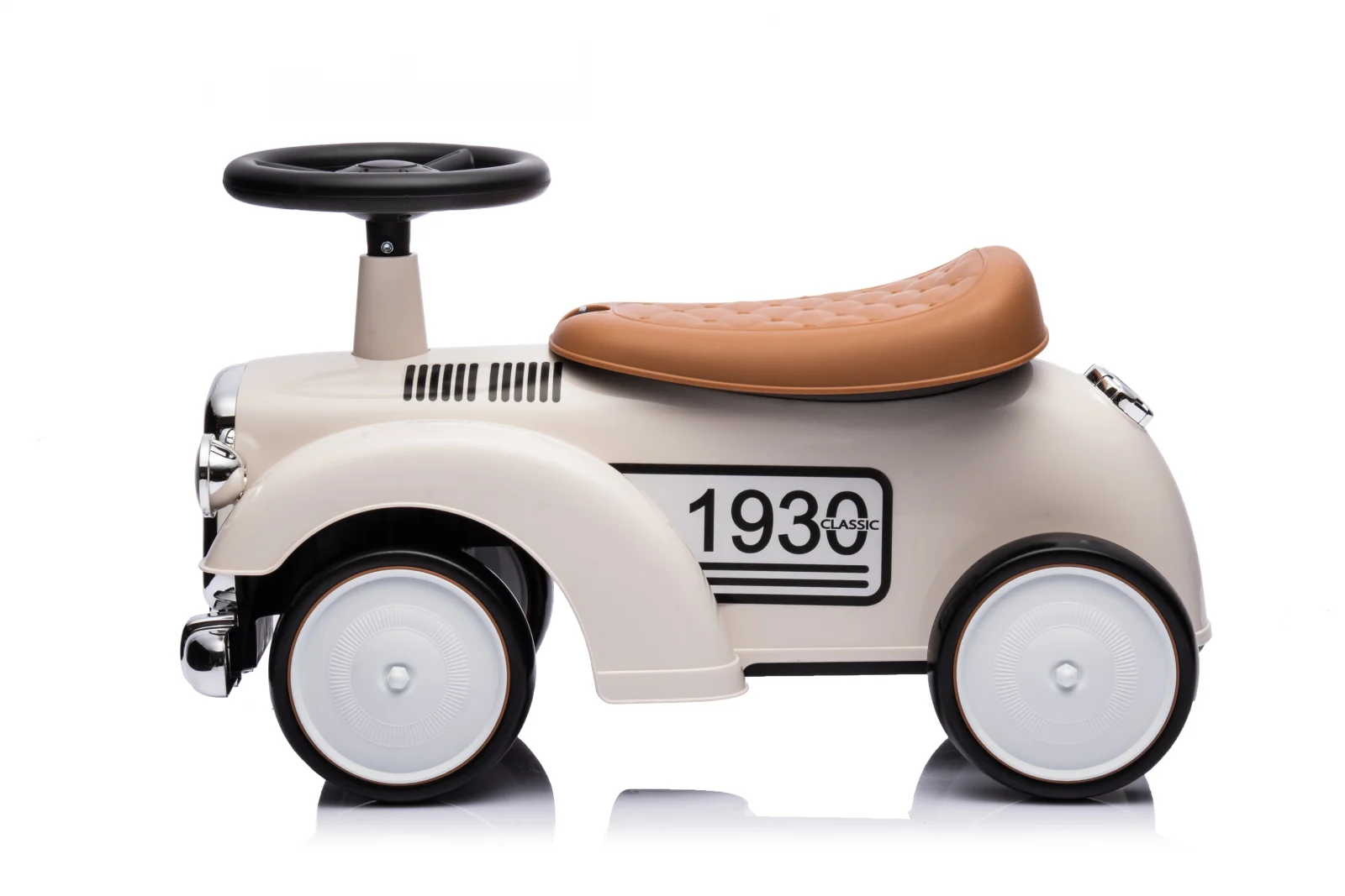 Ride-on car for children, precursory Retro Baby Car, EVA wheels, white [16]