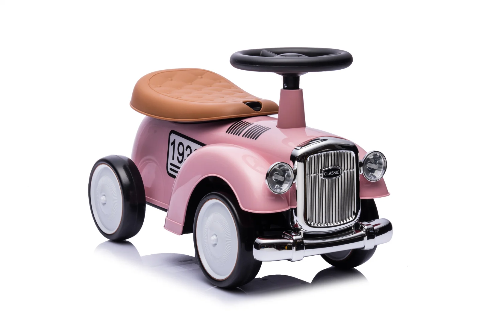 Ride-on car for children, precursory Retro Baby Car, EVA wheels, pink [18]
