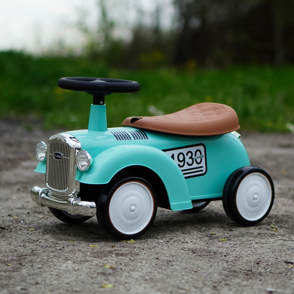 Ride-on car for children, precursory Retro Baby Car, EVA wheels, green [5]