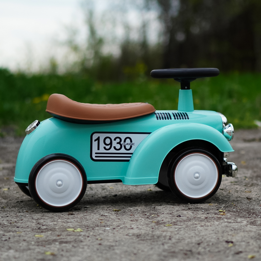 Ride-on car for children, precursory Retro Baby Car, EVA wheels, green [10]