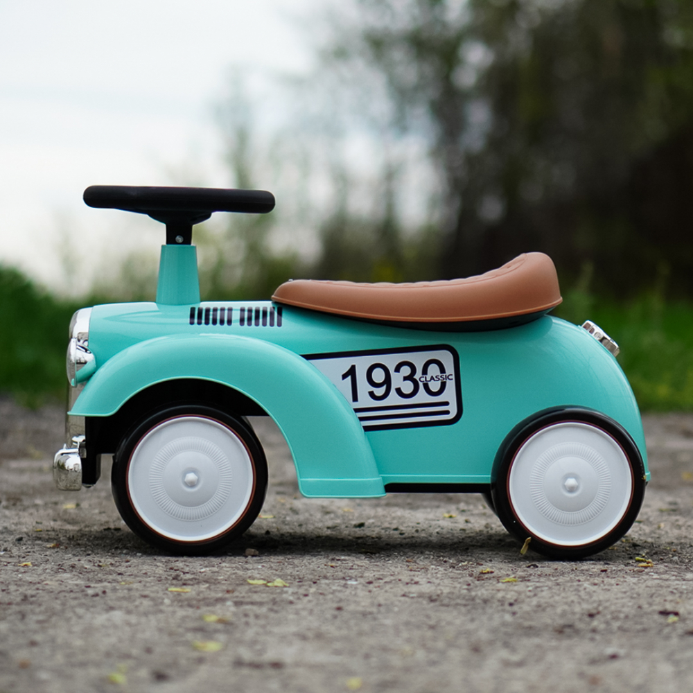 Ride-on car for children, precursory Retro Baby Car, EVA wheels, green [6]