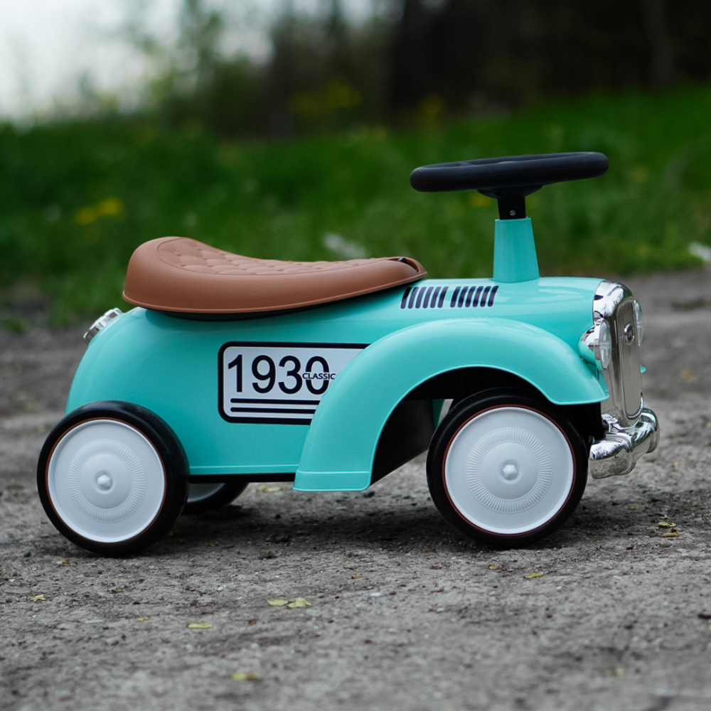 Ride-on car for children, precursory Retro Baby Car, EVA wheels, green [11]