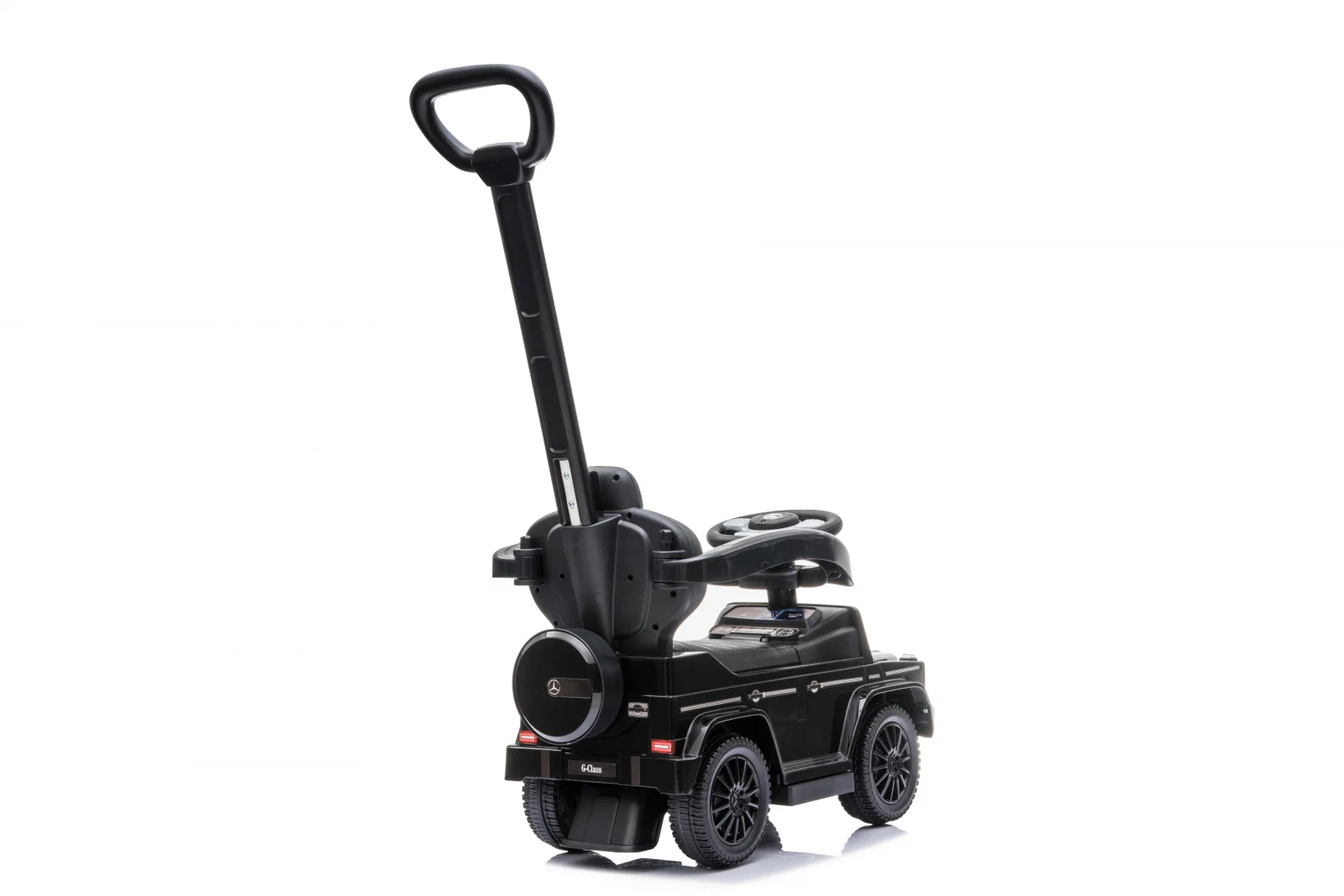 Ride-on car and precursory for children 2 in 1, licensed, Mercedes G350d, sun visor included, black [6]