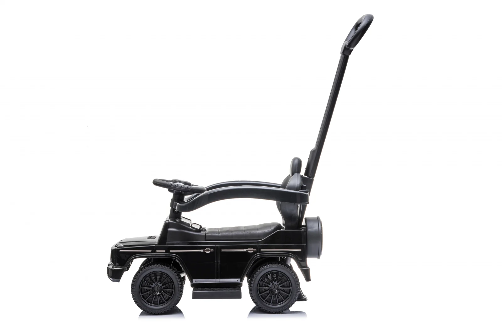 Ride-on car and precursory for children 2 in 1, licensed, Mercedes G350d, sun visor included, black [4]