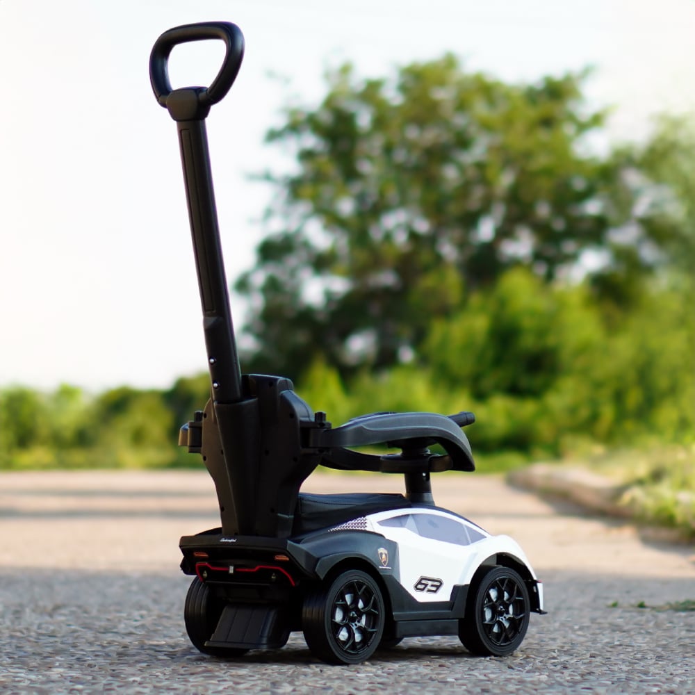 Masinuta si premergator pentru copii, 2 in 1, Lamborghini Essenza SCV12, alba [7]
