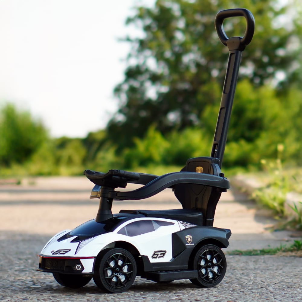 Masinuta si premergator pentru copii, 2 in 1, Lamborghini Essenza SCV12, alba [4]