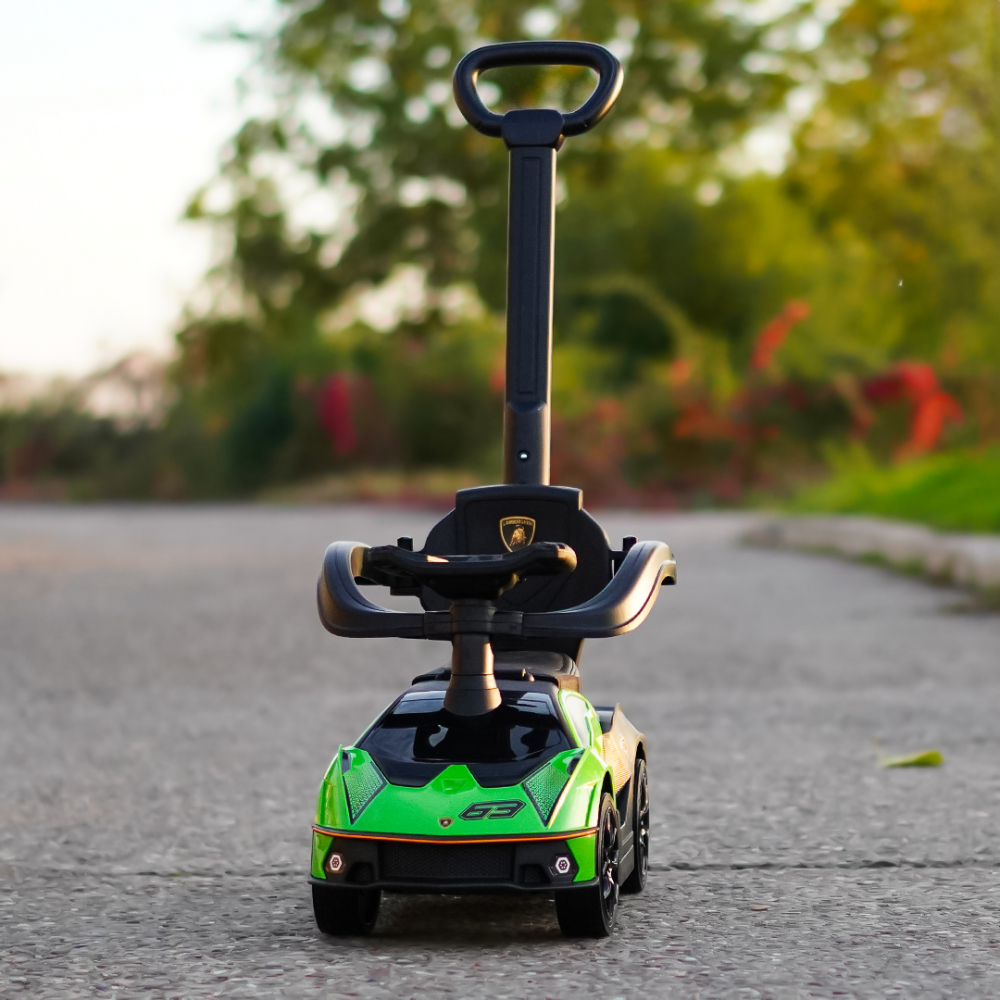 Ride-on car and precursory for children 2 in 1, Lamborghini Essenza SCV12, green [2]
