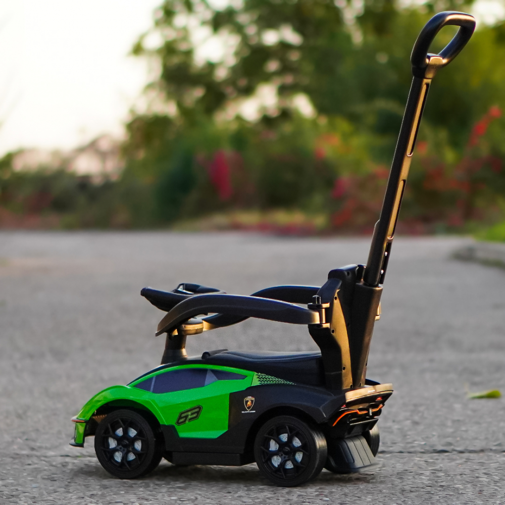 Ride-on car and precursory for children 2 in 1, Lamborghini Essenza SCV12, green [7]