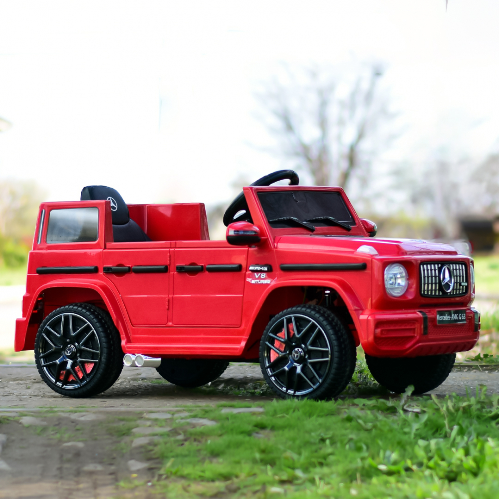 Mercedes G63 AMG, electric car for children, 70W 12V, premium, red [5]