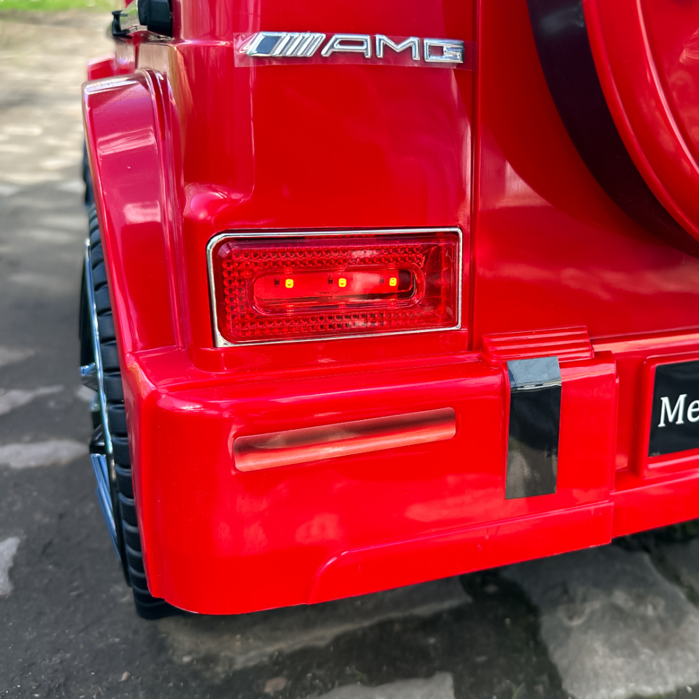 Mercedes G63 AMG, electric car for children, 70W 12V, premium, red [17]