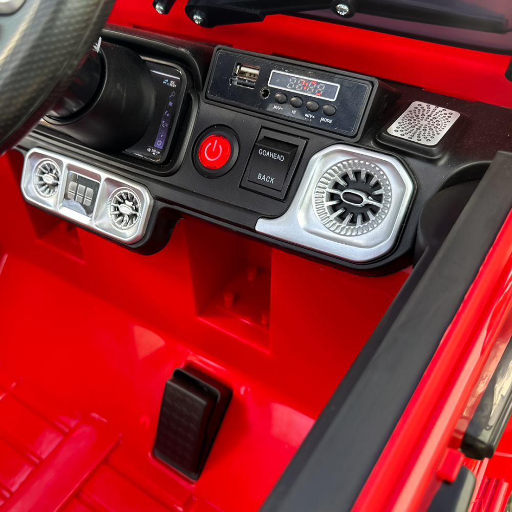 Mercedes G63 AMG, electric car for children, 70W 12V, premium, red [16]
