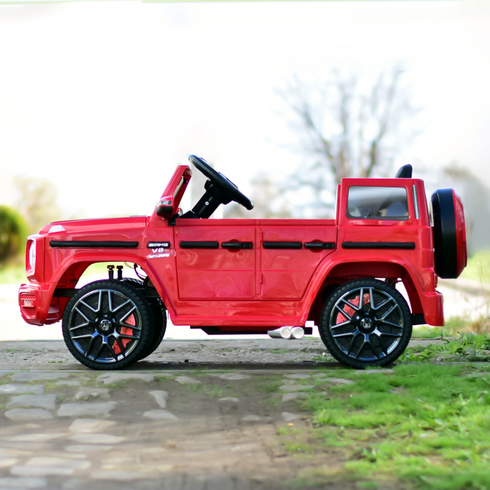 Mercedes G63 AMG, electric car for children, 70W 12V, premium, red [10]