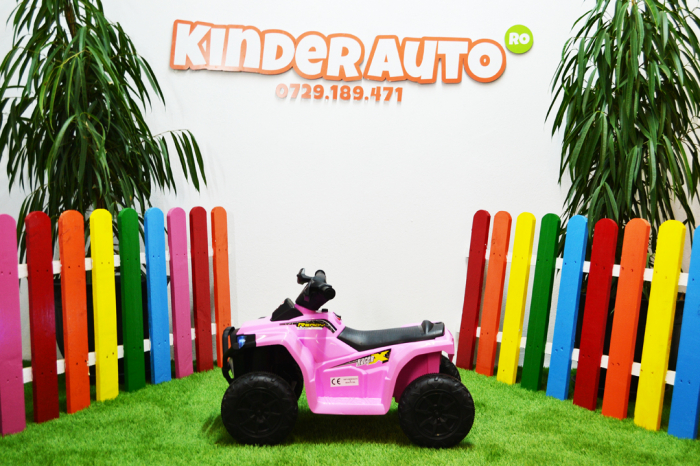 Electric Ride-On Mini ATV for children BJ116, 35W, standard equipped, pink [12]