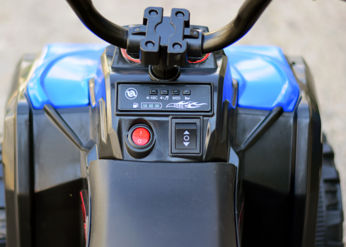 Mini electric ride on quad for children, Glory 25W 6V, blue [11]