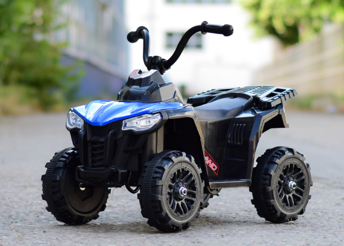 Mini electric ride on quad for children, Glory 25W 6V, blue [4]