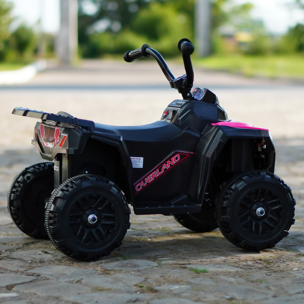 Mini electric ride on quad for children, Glory 25W 6V, pink [7]