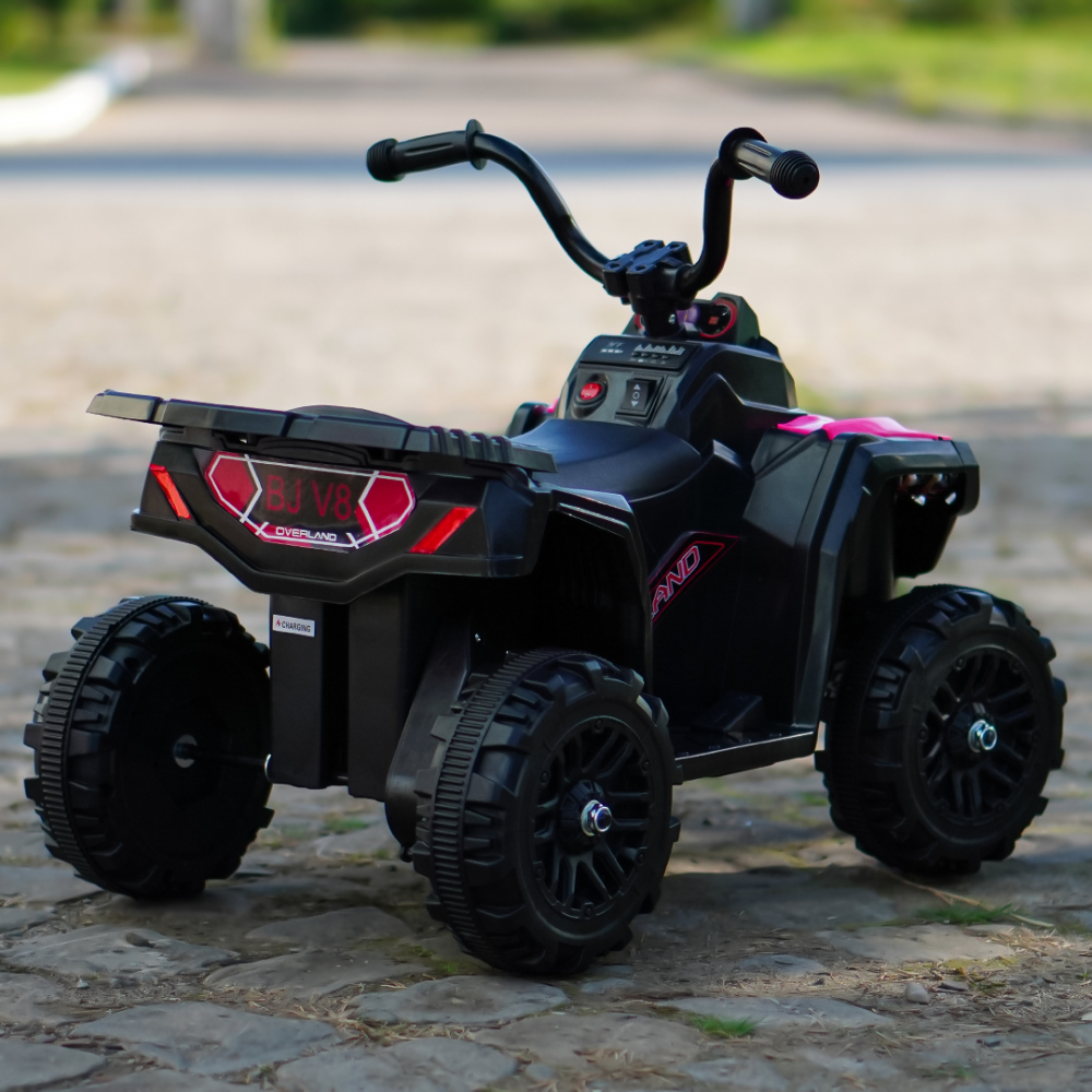 Mini electric ride on quad for children, Glory 25W 6V, pink [6]