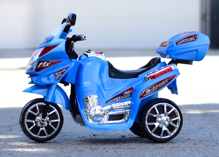 Mini electric ride-on motorcycle, C051, 35W, 3 wheels, blue [3]