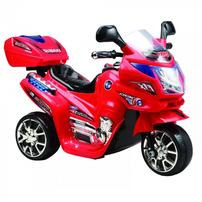 Electric Ride-on mini motorcycle for children Kinderauto C051, 35W, 3 wheels, standard, red [1]