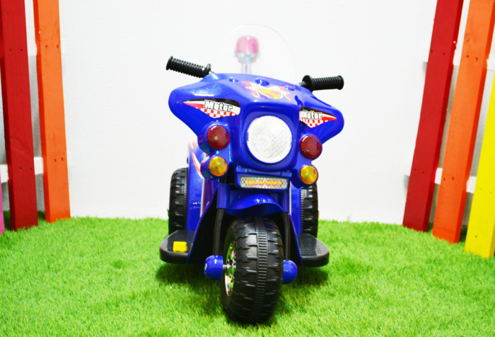 Mini Motocicleta electrica cu 3 roti BJQ991, echipare STANDARD, albastra [2]