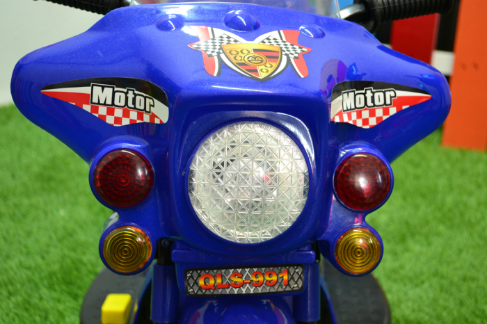 Mini Motocicleta electrica cu 3 roti BJQ991, echipare STANDARD, albastra [13]
