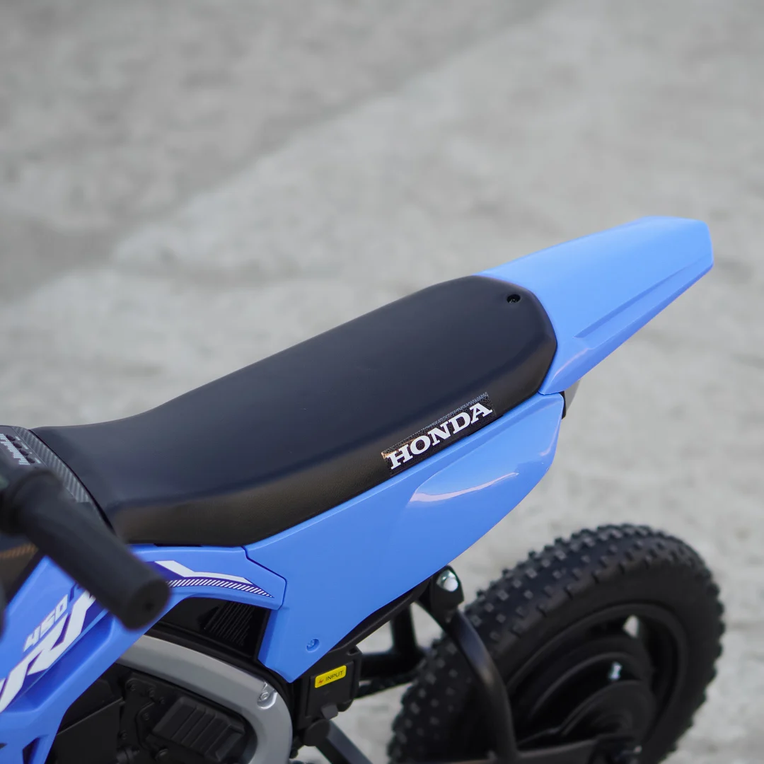 Motocicleta copii, Honda CRF450 250W, 24V, roti gonflabile, albastra [7]