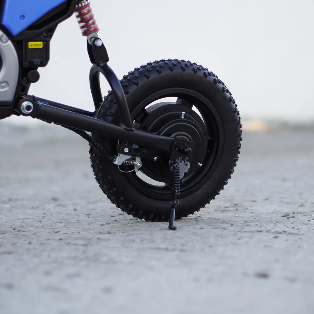 Motocicleta copii, Honda CRF450 250W, 24V, roti gonflabile, albastra [15]