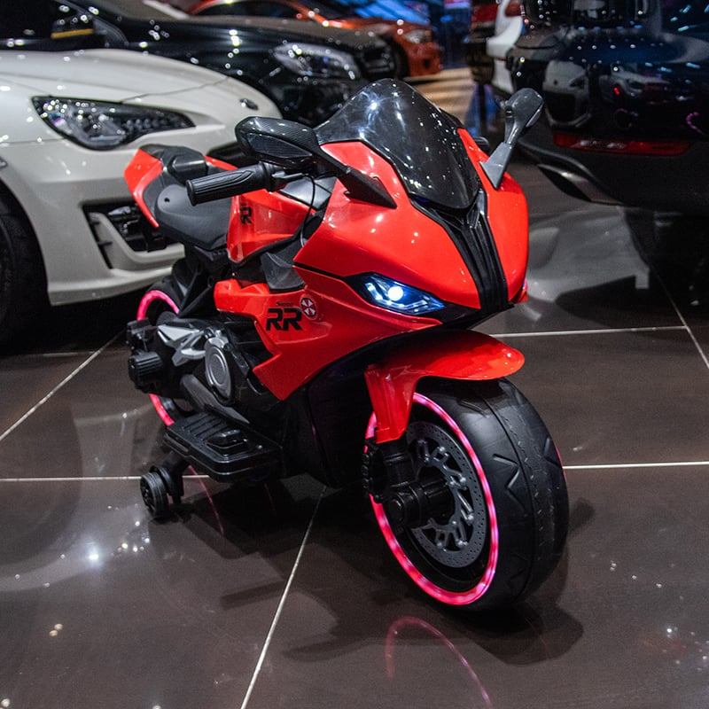 Children's electric motorcycle, B919, bluetooth, 90W, 12V battery, red [20]