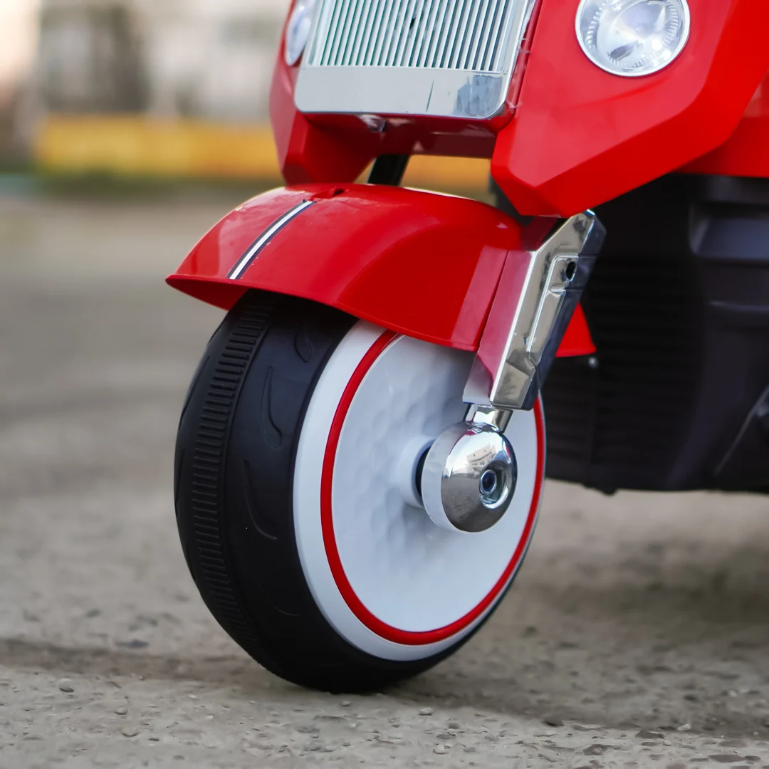 Kids Electric Motorcycle Chopper Royce 12V 80W with Remote Control and Bluetooth, red [14]