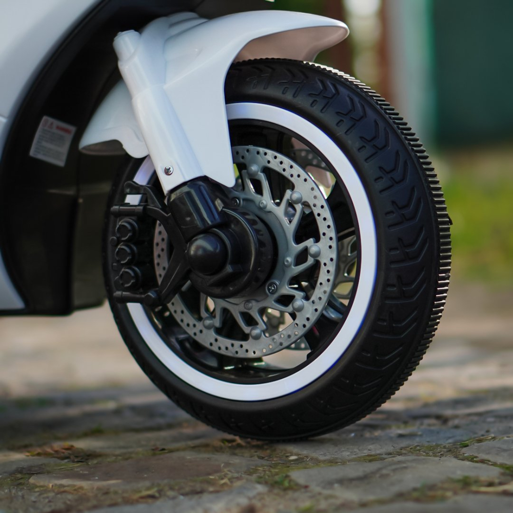 Super Speed 12V Electric Trike for Kids – white [3]