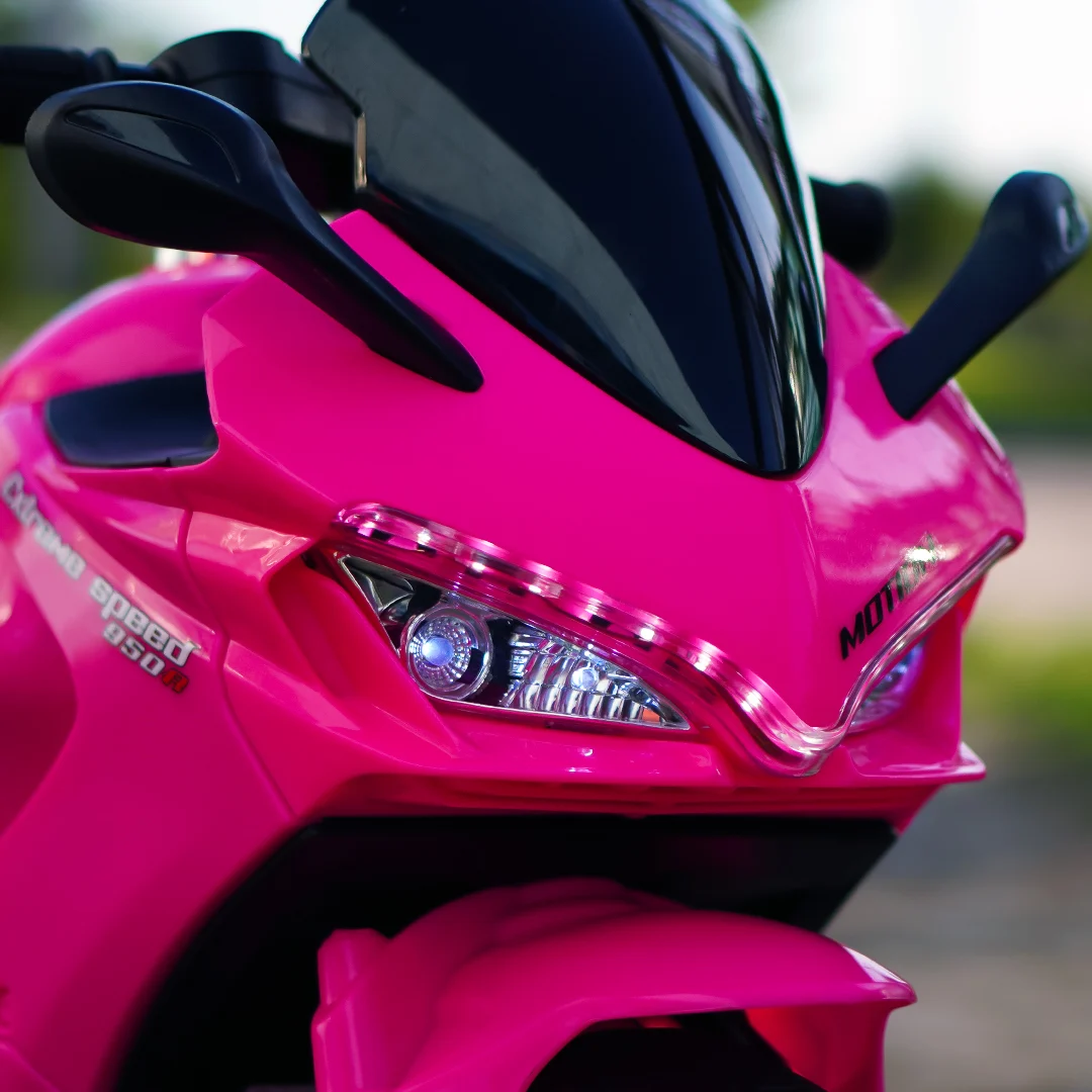 Motocicleta electrica cu 3 roti Super Speed, 12V, roz [6]