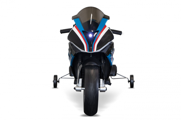 Motocicleta electrica cu licenta BMW HP4, pentru copil 3-9 ani, albastra [20]