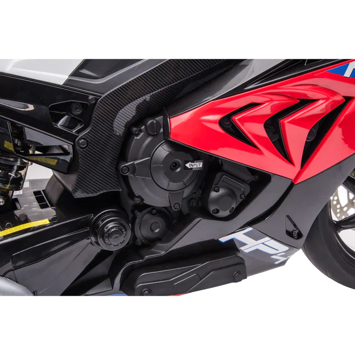 Motocicleta electrica cu licenta BMW HP4, pentru copil 3-9 ani, rosie [24]