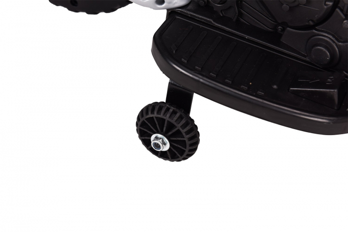 Electric ride-on motorcycle with auxiliary wheels BJ917 35W 6V, red [16]