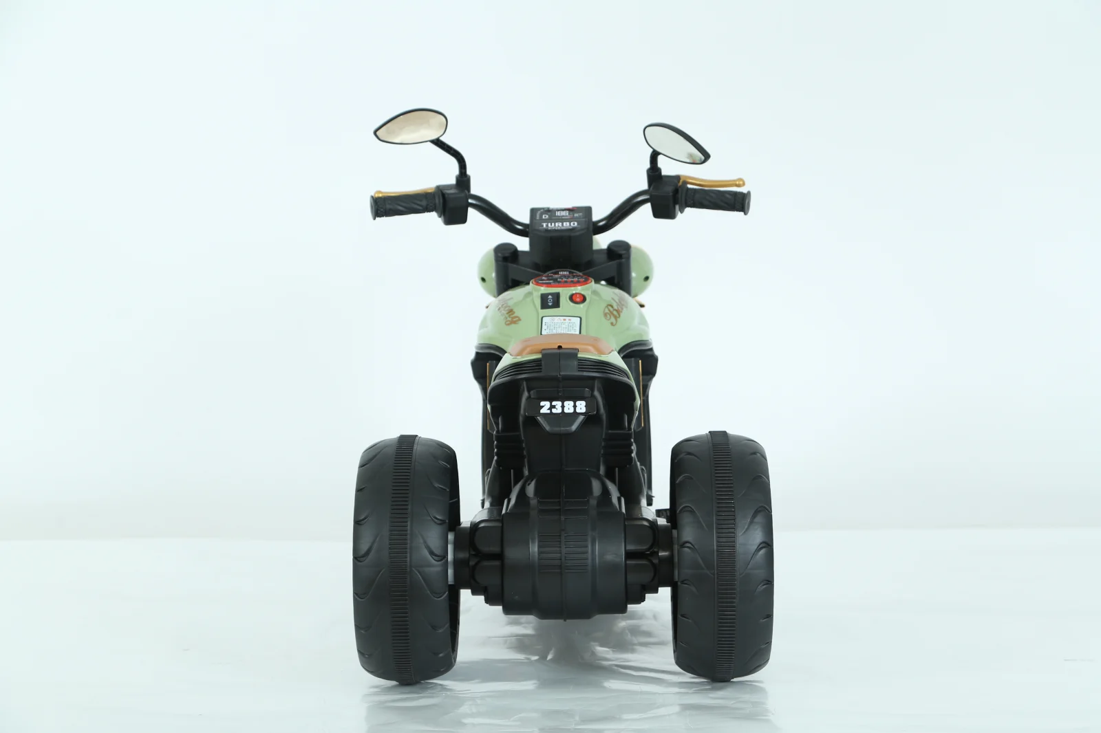 Jocker electric motorcycle with 3 wheels, remote control included, 70W, premium equipment, green [10]