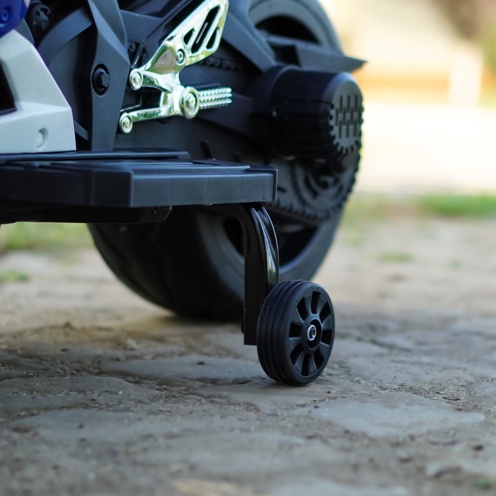 Motocicleta electrica pentru copii 3-9 ani, SuperBike TR15, PREMIUM, albastra [16]