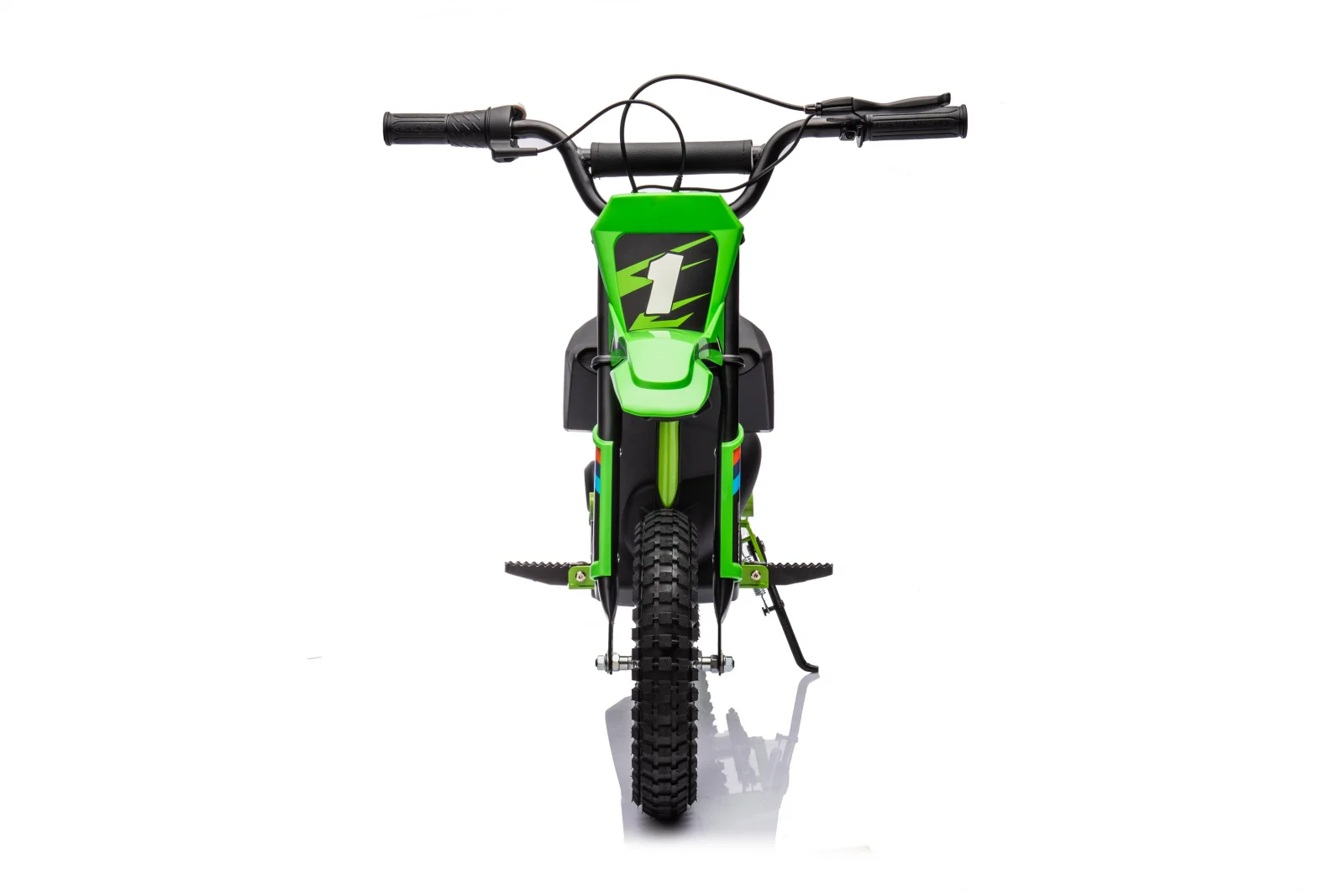 Electric ride-on motorcycle for children 4-9 years, Enduro type, 250W, 24V, green [4]