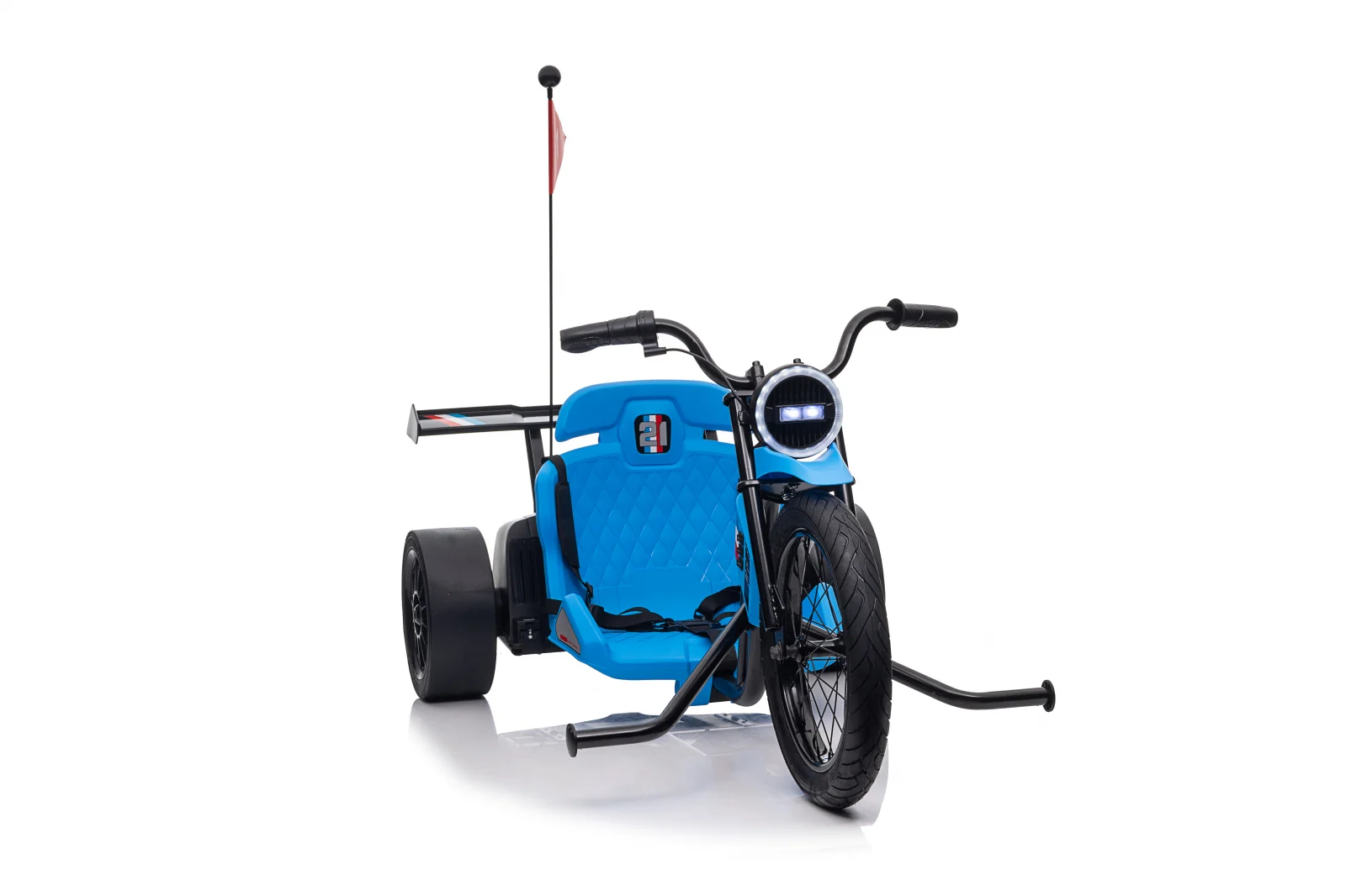 Motocicleta electrica pentru copii 5-12 ani, Drift-Trike, 500W, 24V, 10Ah, albastra [6]